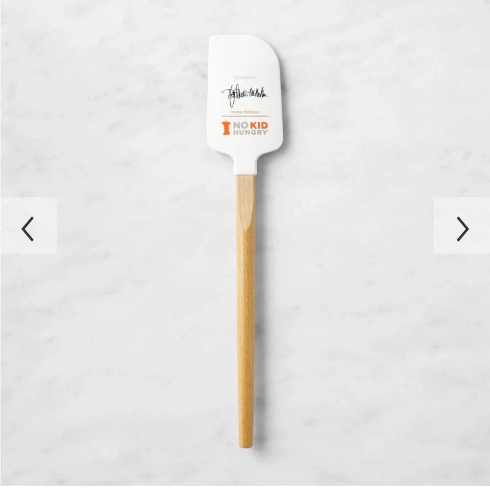 Williams Sonoma No Kid Hungry® Tools 4 Change Silicone FSC® Wood Spatula Common